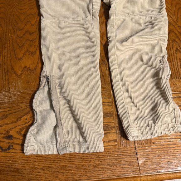 We The Free London Calling Slouchy Corduroy Straight Leg Pants in Tan Sz 25 Boho - Picture 7 of 16